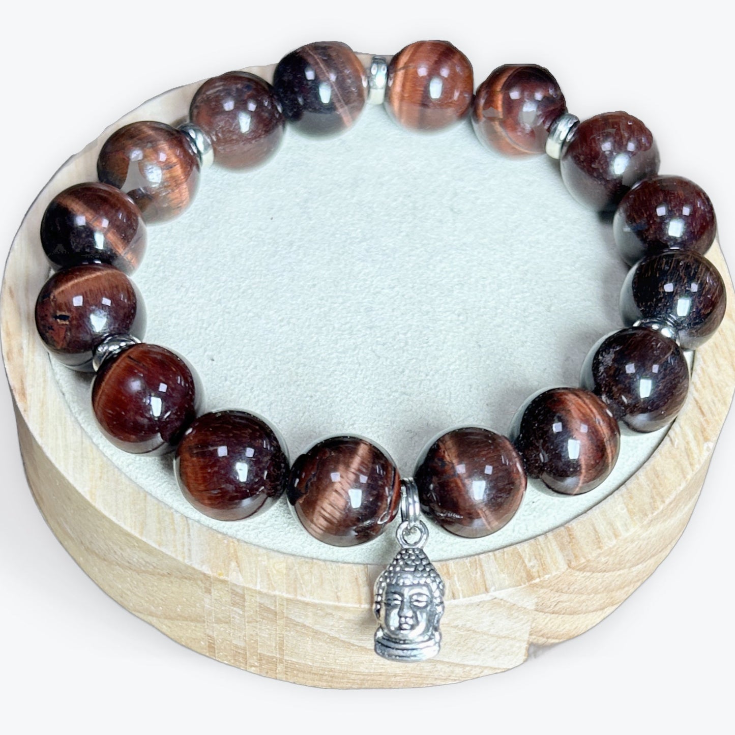 Bracelet Oeil De Taureau 12mm Avec Apprêt