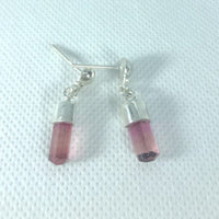 Boucles d'oreilles Tourmalines saumon - 3