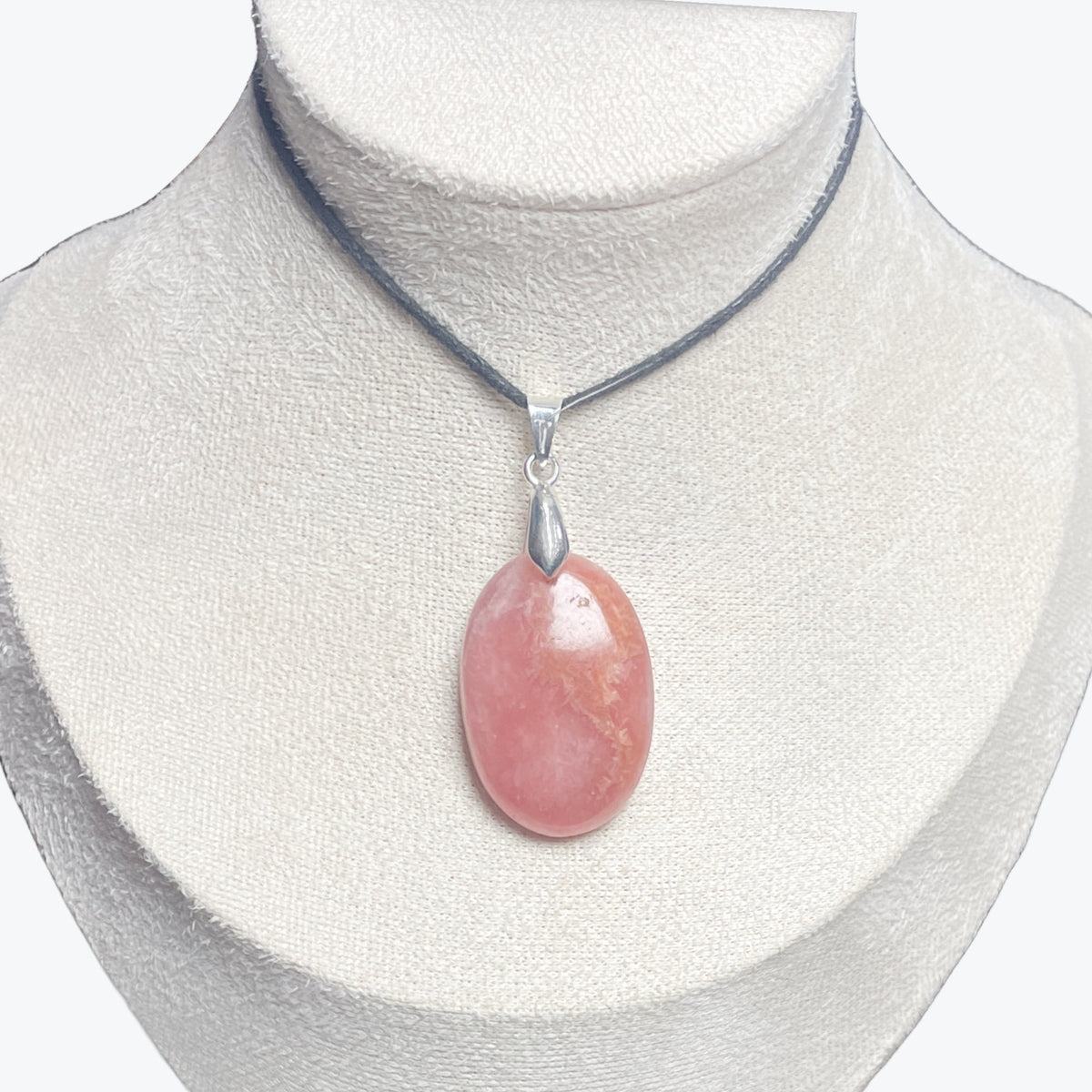 pendentif rhodochrosite ovale – photo 2