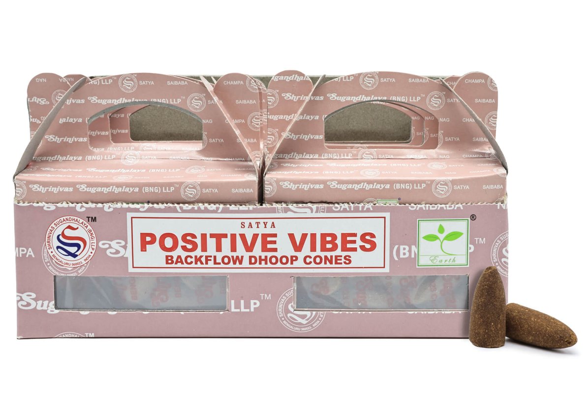 Backflow cônes Satya Positive Vibes 6pcs