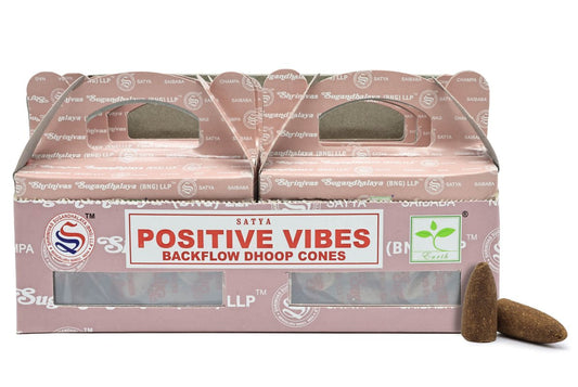 Backflow cônes Satya Positive Vibes 6pcs