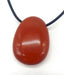 Jaspe Rouge roulée Percée 3cm