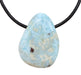Larimar 'AB' roulé Percé 3cm