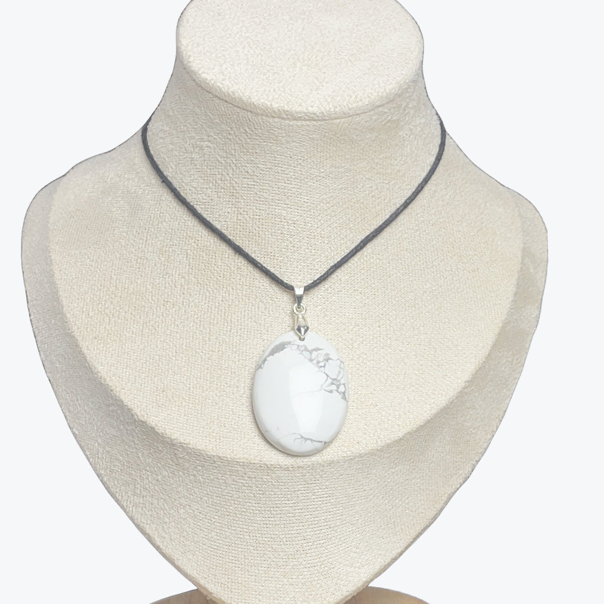 Pendentif Howlite Ovale – photo 2