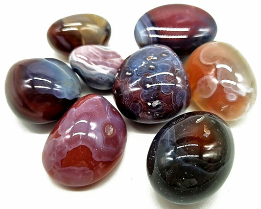 Agate Botswana 'A' roulées 200g