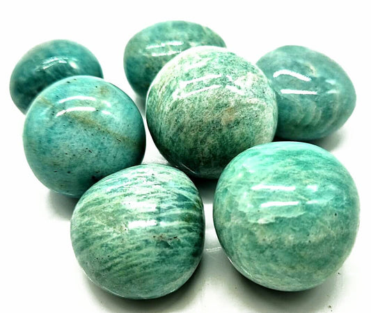 Amazonite 'A' roulées 200g