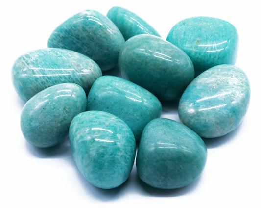 Amazonite 'AB' roulées 200g