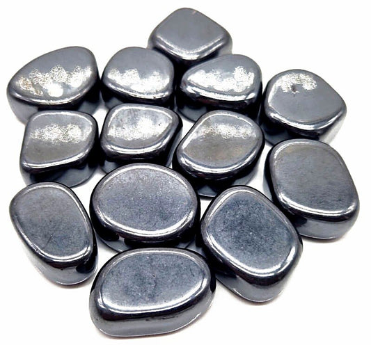 Hematite 'AB' roulées 200g