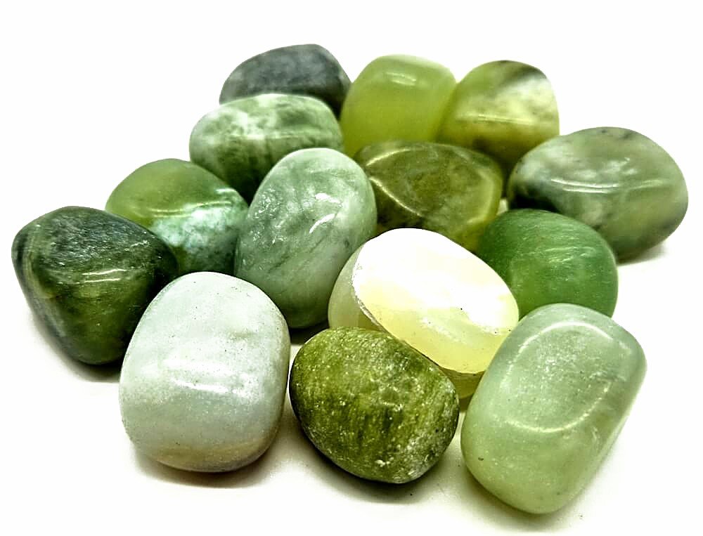 Jade Verte 'AB' roulées 200g