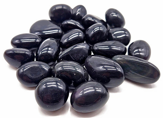 Obsidienne Oeil Céleste 'A' roulées 200g