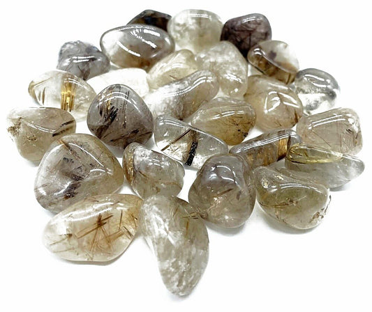 Quartz Rutile 'A' roulées 200g