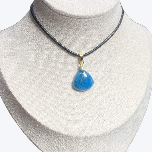 Pendentif Apatite Bleu goutte
