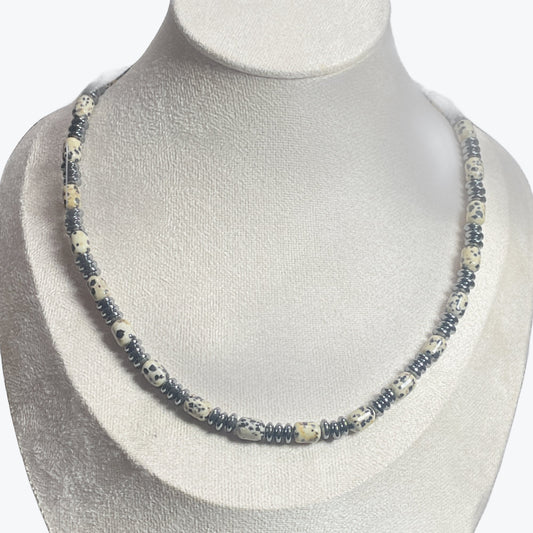Collier Tube 6mm / fermoir acier inoxydable