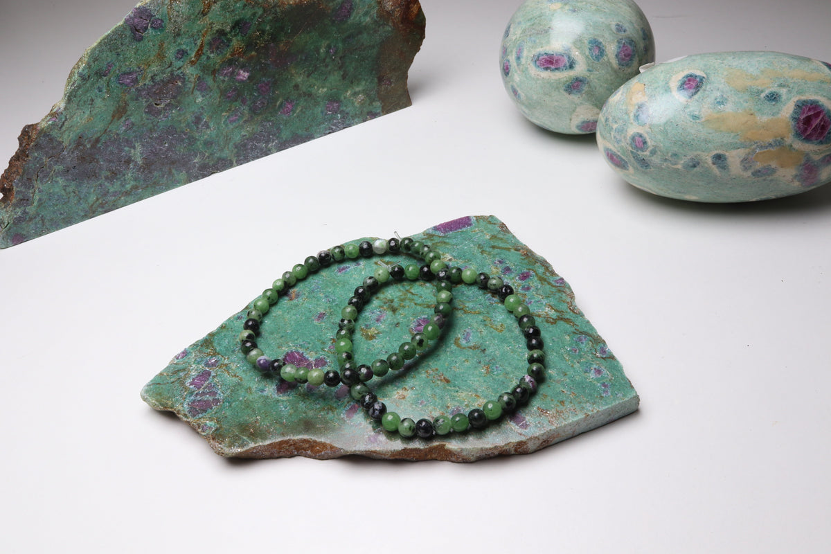 Bracelet Rubis sur Zoïsite