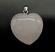 Pendentif Coeur Cristal de Roche 2.5cm