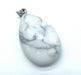 Pendentif Larme Howlite 3cm