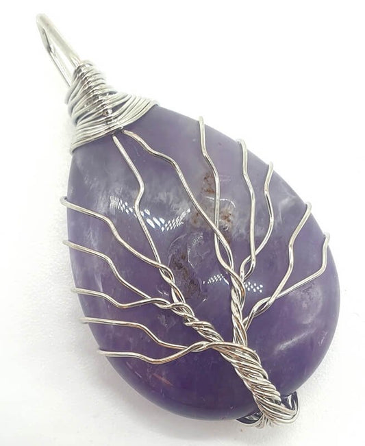 Pendentif Arbre de Vie 3 cm — Améthyste