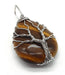 Pendentif Arbre de Vie - Oeil de Tigre 3cm