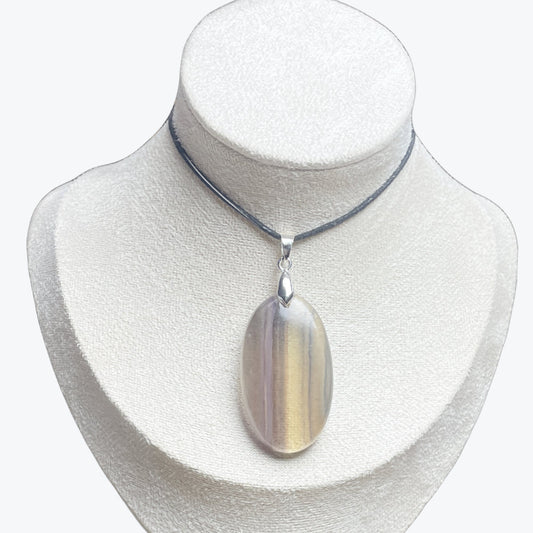 Pendentif Fluorite Ovale