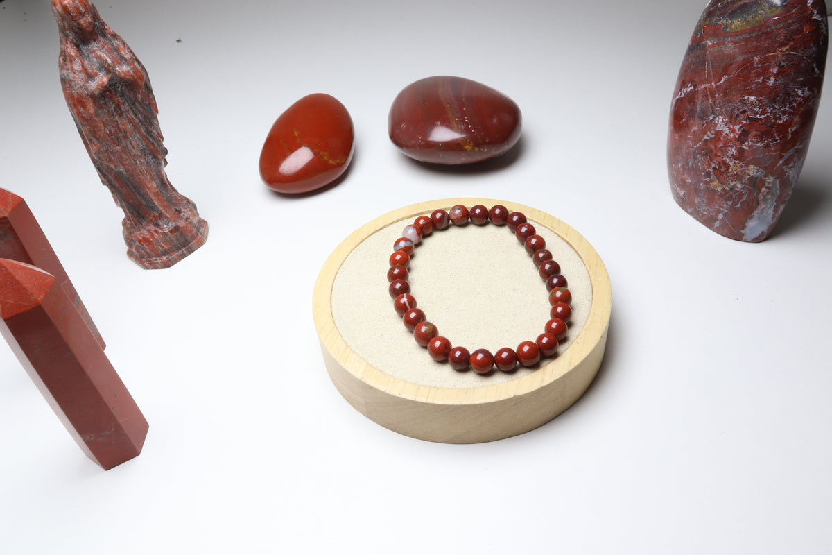 Bracelet Jaspe Rouge