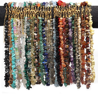 Collier Baroque Chips Pierres Naturelles — 43 cm - 4