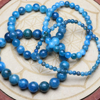 Bracelet Apatite bleu