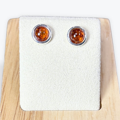 Puces de perle en Ambre et Argent 925 – photo 3