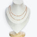 Collier pierre de soleil facetté