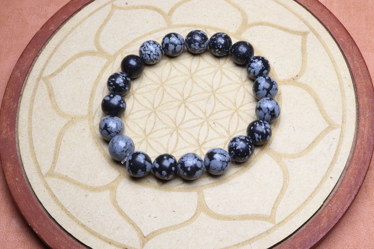 Bracelet Obsidienne Neige – photo 6
