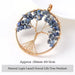 Arbre de vie en Rond tressé - 5cm - Lapis Lazuli