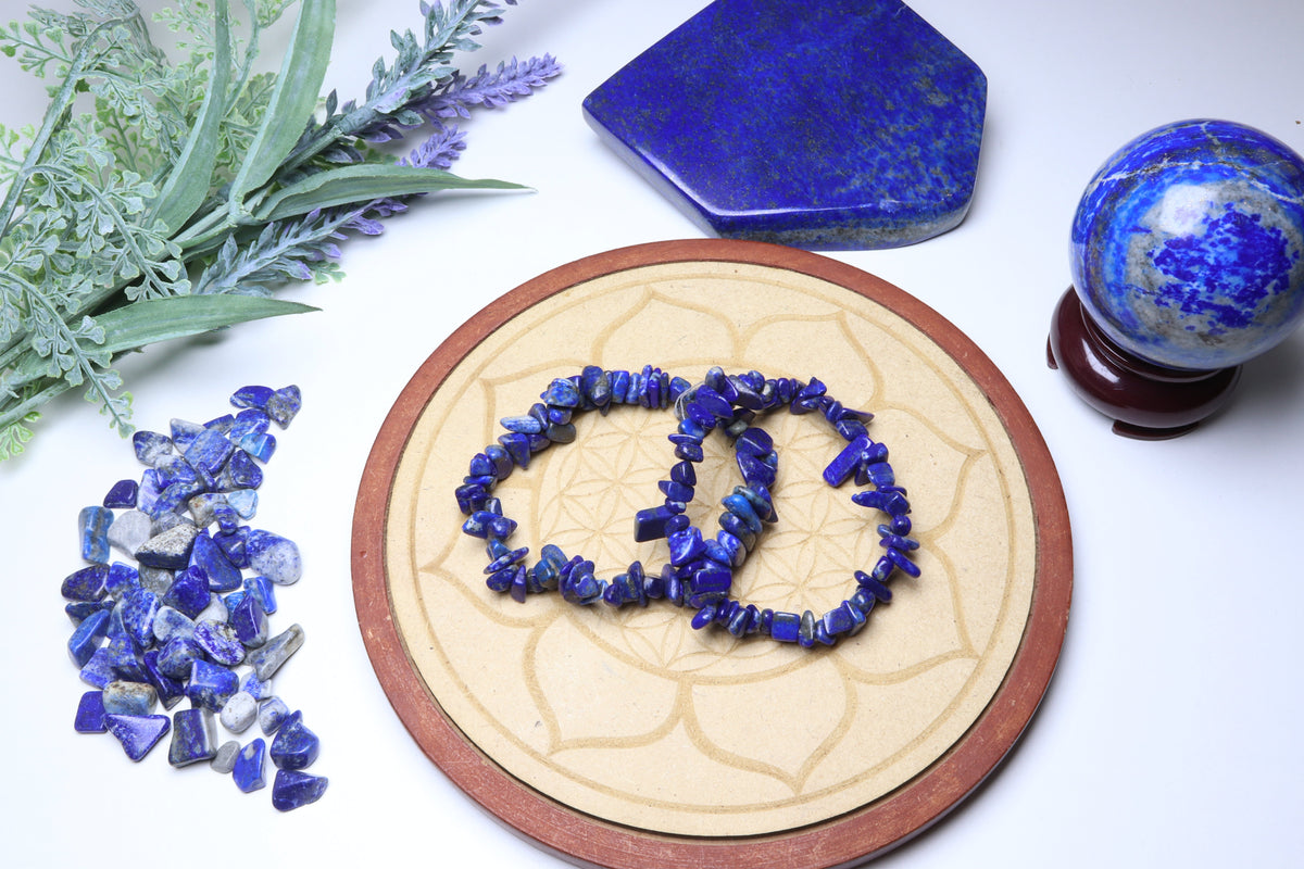 Bracelet Lapis Lazuli Baroque