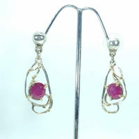 Boucles d'oreilles Rubis - 2