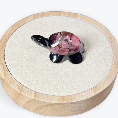 Tortue en Résine avec Thulite