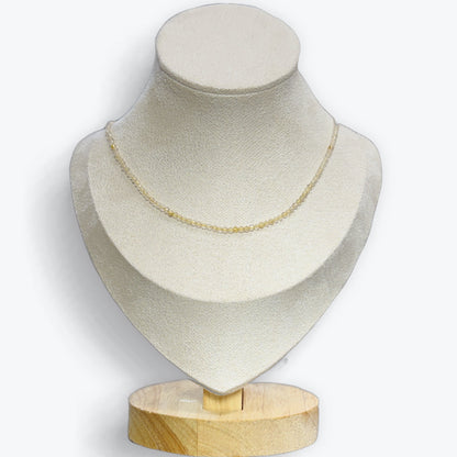 Collier Quartz rutile facetté – photo 2