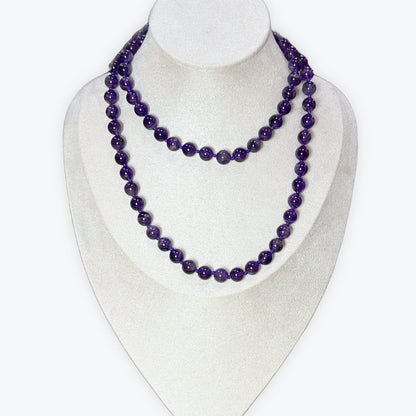 Long Collier Amethyste