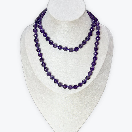 Long Collier Amethyste