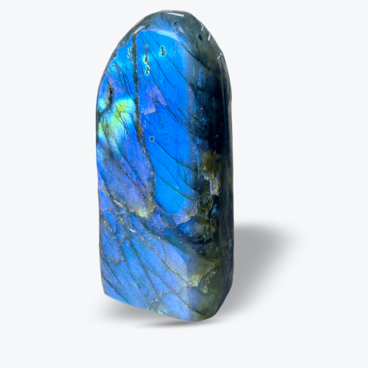 Pierre Polie en Labradorite Bleue Naturelle – forme libre – 3 tailles – Madagascar - Pièce unique