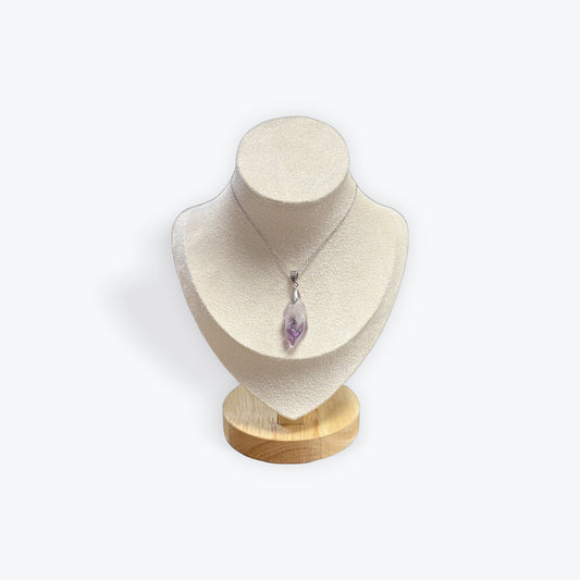 Pendentif Amethyste brute roulée