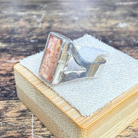 Bague Tourmaline rose serti clos