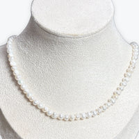 Collier perles de culture avec fermoir en argent