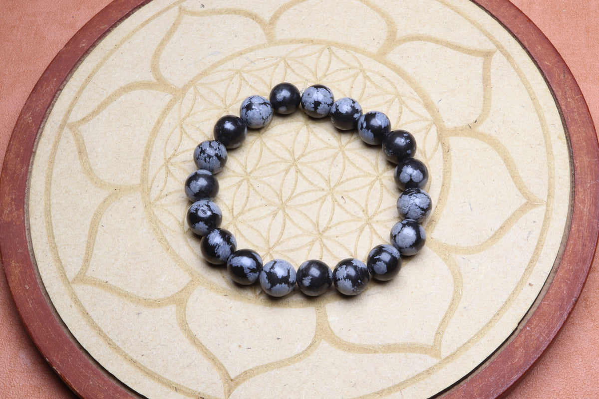 Bracelet Obsidienne Neige – photo 5