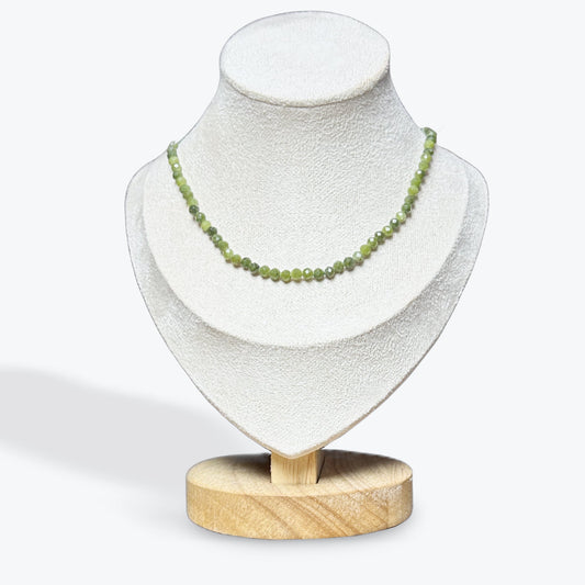 Collier Serpentine Facetté - 2