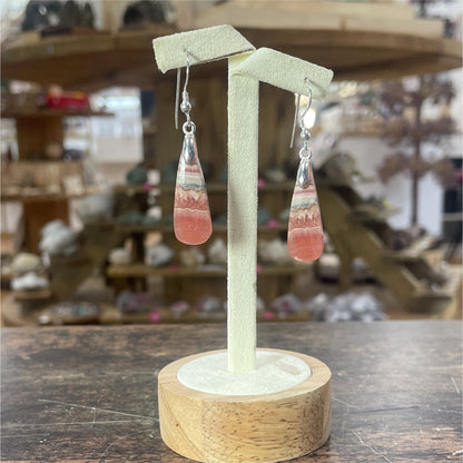Boucle d'oreilles Rhodocrosite
