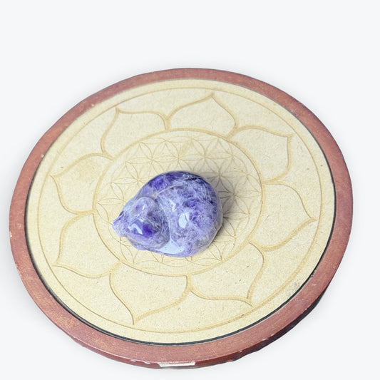 Chat Amethyste |3x4cm 40gr