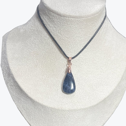 Pendentif cordiérite goutte – photo 3