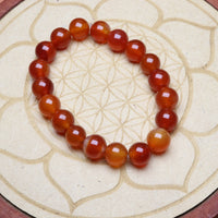 Bracelet en Cornaline - Courage et Vitalité 10mm