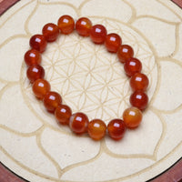 Bracelet Cornaline 10 mm