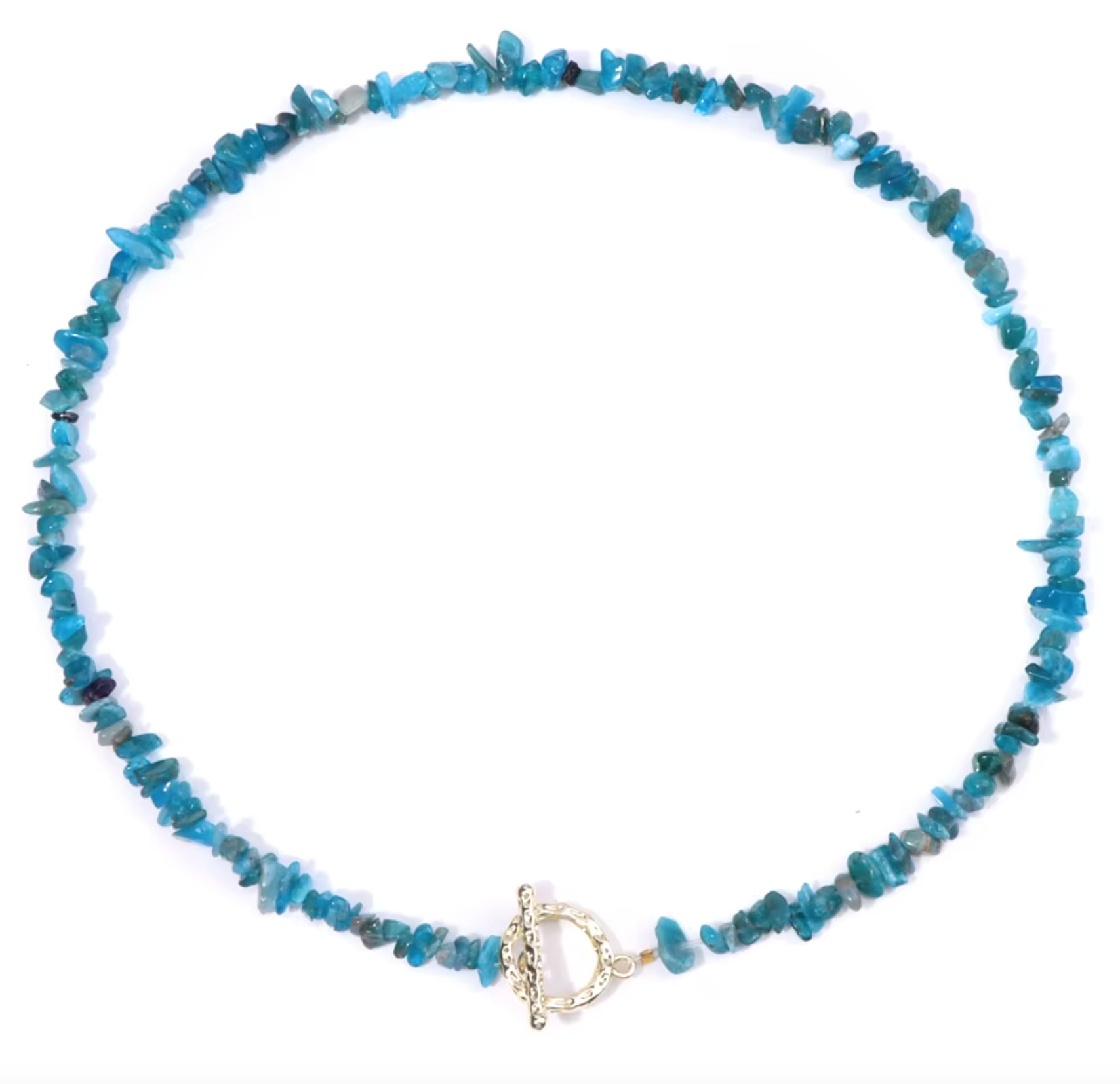 Collier Bohème Chips Pierres Naturelles — 45 cm - 6