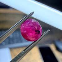Gemme Rubis Ovale 1,29 Carat