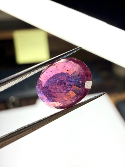 Rubis Naturel (gemme glass field) 2,97 Carats